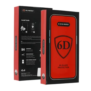 Hartowane szkło Full Glue 6D do IPHONE 11 PRO Czarne - PAKIET 10 SZTUK - Szkła hartowane na telefon - miniaturka - grafika 1