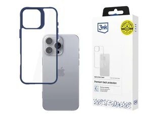 3mk Satin Armor Case+ do iPhone 16 Pro Max Blue - Etui i futerały do telefonów - miniaturka - grafika 2