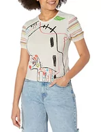 Koszulki i topy damskie - Desigual T-shirt damski, biały, M - miniaturka - grafika 1