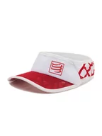 Czapki damskie - Compressport Daszek Spiderweb Ultra Visor 18644 Biały - miniaturka - grafika 1