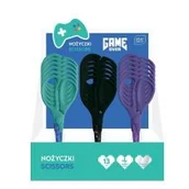 Nożyczki dla dzieci - Interdruk Nożyczki Game Over 13 cm 18 szt. - miniaturka - grafika 1