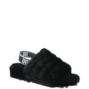 UGG Wełniane obuwie domowe Fluff Yeah Slide - Kapcie damskie - miniaturka - grafika 1