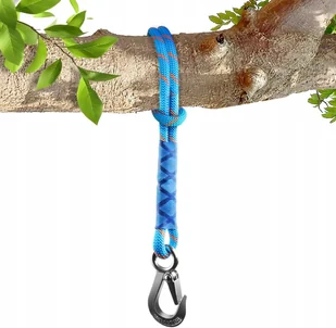 LINA DO HUŚTAWKI 120CM WYTRZYMAŁY HAK DO 200KG ZESTAW MOCUJĄCY - Place zabaw LINA DO HUŚTAWKI 120CM WYTRZYMAŁY HAK DO 200KG ZESTAW MOCUJĄCY - Place zabaw - miniaturka - grafika 1