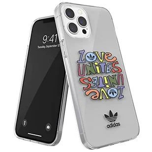adidas Etui na telefon komórkowy zaprojektowane do iPhone 12 Pro Max, 6,7 cala, odporne na uderzenia, podwyższone krawędzie, oryginalne etui ochronne z poliuretanu, dumne wzornictwo - Etui i futerały do telefonów - miniaturka - grafika 1