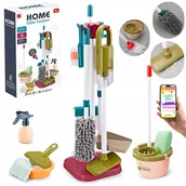 Zabawy w naśladowanie dorosłych - ZESTAW DO SPRZĄTANIA DLA DZIECI Nauka Poprzez Zabawę ODKURZACZ + MOP + AKCESORIA PREZENT DLA DZIECKA 3+ EBOOK - miniaturka - grafika 1