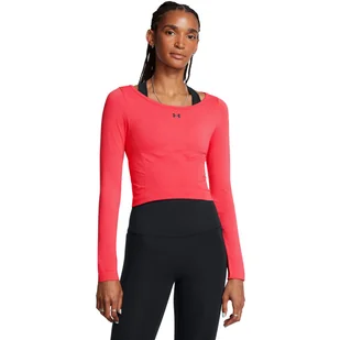 Damski longsleeve treningowy Under Armour UA Vanish Seamless LS - czerwony - UNDER ARMOUR - Koszulki sportowe damskie - miniaturka - grafika 1