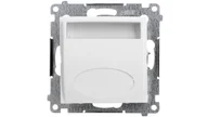 Gniazdka elektryczne - Kontakt Simon KONTAKT_SIMON Oprawa oświetleniowa LED 230V z czujnikiem ruchy SIMON 54 Biały DOSC.01/11 - miniaturka - grafika 1