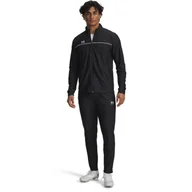 Bluzy męskie - Męski dres komplet treningowy Under Armour UA M Challenger Tracksuit - czarny - UNDER ARMOUR - miniaturka - grafika 1