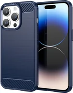 Etui i futerały do telefonów - Etui König Design kompatybilne z Apple iPhone 15 Pro Max plastikowe, miękkie etui na telefon - Niebieskie etui na telefon komórkowy - miniaturka - grafika 1