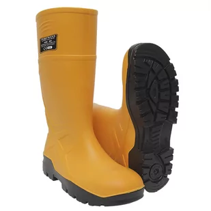 Buty Kalosze bezpieczne z PU S5 CI FO Żółty 48 - Obuwie robocze - miniaturka - grafika 1