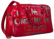 Torebki damskie - Pojemna maxi listonoszka z nadrukiem — Peterson - miniaturka - grafika 1