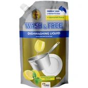 Płyny do naczyń - Płyn do mycia naczyń soczysta cytryna i mięta 500 g zapas WASHFREE - miniaturka - grafika 1