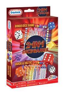 Gry w kości 2 w 1 - Bingo Dice & Quick and Tactic - Gry planszowe - miniaturka - grafika 1