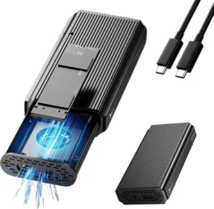 OBUDOWA KIESZEŃ NA DYSK SSD NVME PCIe M.2 USB-C 4.0 Thunderbolt 4, 40 Gb/s - Obudowy i kieszenie na dyski twarde - miniaturka - grafika 1