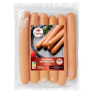 Kiełbasa i wędliny - Carrefour Extra Parówki wieprzowe z szynki 250 g - miniaturka - grafika 1