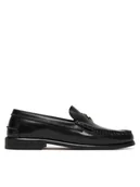Mokasyny męskie - Tommy Hilfiger Mokasyny Hilfiger Penny Patent Lth Loafer FM0FM05687 Granatowy - miniaturka - grafika 1