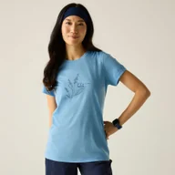 Koszulki i topy damskie - Regatta Koszulka damska Escade Niebieski, Merino Wool, Rozmiar: 38 - miniaturka - grafika 1