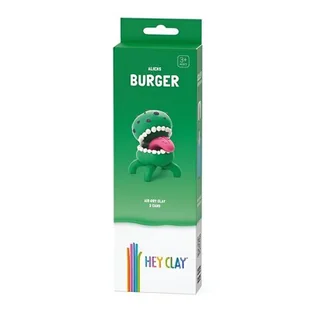 Masa plastyczna HEY CLAY Obcy Burger HCL30088CEE3 - Masy plastyczne - miniaturka - grafika 1
