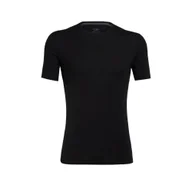Koszulki męskie - Koszulka męska Icebreaker Merino Anatomica SS Crewe Black L - miniaturka - grafika 1