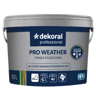 Farby wewnętrzne - Farba fasadowa Dekoral Professional Pro Weather 5L - miniaturka - grafika 1