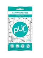 Gumy do żucia, lizaki, dropsy - Naturalna guma do żucia PÜR bez Aspartamu, Wintergreen, 55szt - miniaturka - grafika 1