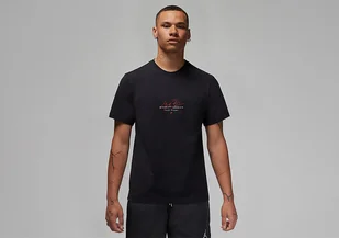 Nike Air Jordan Essenial Graphic Crew Tee Black - Koszulki męskie - miniaturka - grafika 1