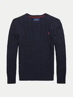Swetry dla chłopców - Polo Ralph Lauren Sweter 323702674060 Granatowy Regular Fit - miniaturka - grafika 1