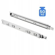 Zawiasy, okucia i inne akcesoria - Prowadnica kulkowa H45 Gtv Pro do szuflad 400 mm pełny wysuw udźwig 50kg - miniaturka - grafika 1