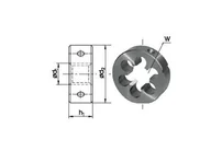 Gwintowniki - Narzynka calowa FANAR, G 1/2", HSS 800, DIN-EN 24231 - miniaturka - grafika 1