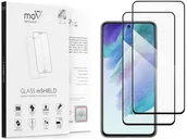 Szkła hartowane na telefon - 2 Szt. | moVear 2.5D Max - Szkło Hartowane Do Samsung Galaxy S21 Fe (6.4") Na Cały Ekran | Do Etui, Fullglue, 9H - miniaturka - grafika 1