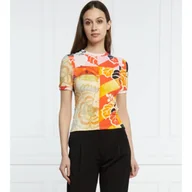 Bluzki damskie - Desigual Bluzka TS_BATON ROUGE | Slim Fit - miniaturka - grafika 1