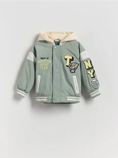 Reserved - Kurtka bomber oversize - jasnozielony - Kombinezony dla dzieci - miniaturka - grafika 1