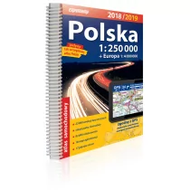 Polska atlas samochodowy 1:250 000 2018/2019 - Atlasy i mapy - miniaturka - grafika 1