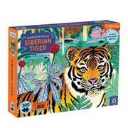 Puzzle - Mudpuppy Puzzle Edukacyjne Zagrożone Gatunki Tygrys Syberyjski 300 Elementów 7+ - miniaturka - grafika 1