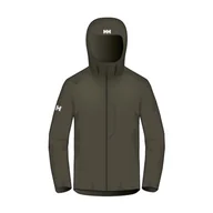 Kurtki męskie - Męska kurtka softshellowa Helly Hansen Paramount Hooded Softshell Jacket Men utility green - S - miniaturka - grafika 1