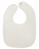 Śliniaki i fartuszki - MimiNu Śliniak bawełniany wodoodporny na nap śliniaczek SOFT PREMIUM beż - miniaturka - grafika 1