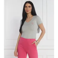 Koszulki i topy damskie - GUESS T-shirt VN MINI TRIANGLE | Regular Fit - miniaturka - grafika 1
