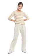 Swetry damskie - Armor Lux Sailor Cap Coz Damski Sweter, Biały/Curry, Biały/Curry, L - miniaturka - grafika 1