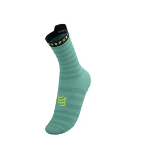 COMPRESSPORT Skarpetki do biegania PRORACING SOCKS V4 ULTRALIGHT RUN HIGH shell blue/blues - Skarpetki sportowe męskie - miniaturka - grafika 9