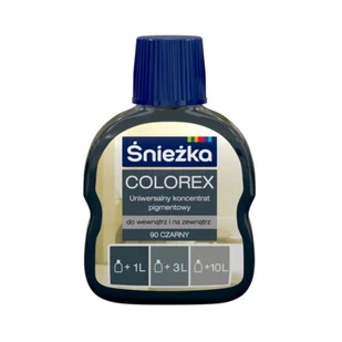 Śnieżka Colorex - Uniwersalny koncentrat pigmentowy 90-czarny 100 ml - Farby wewnętrzne - miniaturka - grafika 1