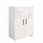 Szafki łazienkowe - Szafka Łazienkowa stojąca Irma biały wysoki połysk Vicco, 60 x 81 x 30 cm - miniaturka - grafika 1