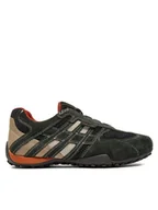 Półbuty męskie - Geox Półbuty U Snake L U4207L 02214 C1300 Zielony - miniaturka - grafika 1