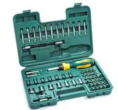 Narzędzia samochodowe - Zestaw Nasadek I Bitow 1/4" 60CZ.WALIZKA - miniaturka - grafika 1