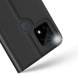 Dux Ducis Skin Pro kabura etui pokrowiec z klapką Realme C21 czarny - Etui i futerały do telefonów - miniaturka - grafika 13