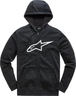 Bluzy męskie - Alpinestars Bluza z kapturem ALPINESTARS AGELESS II ZIP HOODIE, Black/White Rozmiar: S - miniaturka - grafika 1