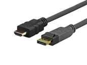 Adaptery i przejściówki - Vivolink 7.5m Displayport - HDMI 7,5 m Czarny - miniaturka - grafika 1