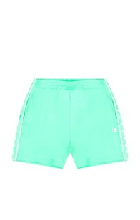 Champion Damskie szorty Legacy Tape 2.0 z wysokim stanem, zielone, S - Spodenki damskie - miniaturka - grafika 1