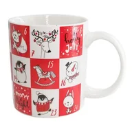 Ozdoby bożonarodzeniowe - Kubek prosty NBC 330 ml kalendarz adwentowy COLOR BOX - miniaturka - grafika 1