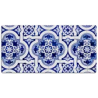 Podkładki na biurko - Podkładka na biurko Niebieskie kafelki 120x60 cm, Dywanomat - miniaturka - grafika 1