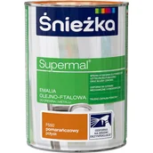 Farby olejne i specjalne - Śnieżka Farba Supermal Pomarańczowy 0,8 L - miniaturka - grafika 1